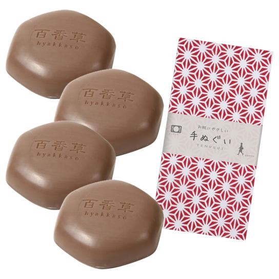 新品☆4個セット☆美肌せっけん☆百香草80gです。定価は4個12,320円でお得 オンラインコスメ・美容 - 新品☆4個セット☆美肌せっけん☆百