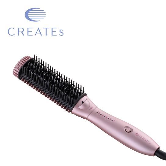 絶妙なデザイン クレイツ ヘアブラシアイロン テレビ通販 | 1台 ケアリッチ ヘアアイロン