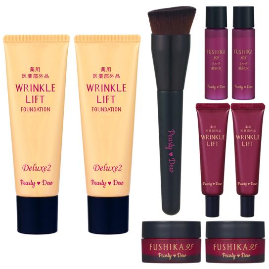 パーリーデューシワ改善セット パーリーデュー 薬用シワ改善・美白ファンデーション2倍サイズ