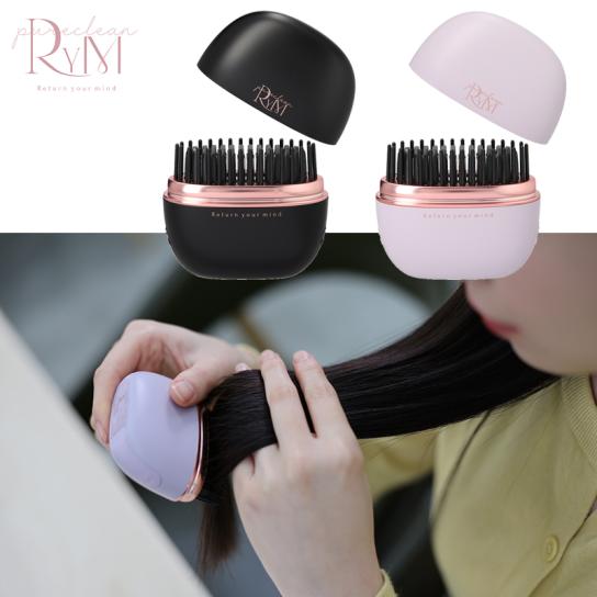 ポータブルヘアアイロン リウム パープル リウムポータブルストレートコームヘアアイロン 1台 | テレビ