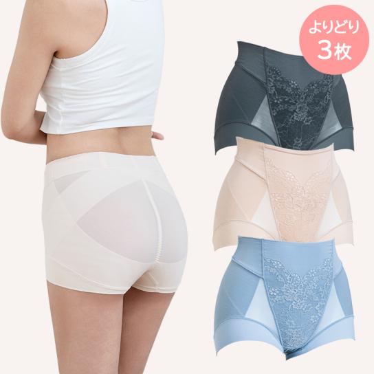 【新品未使用】芦屋美整体 シームレス骨盤スリムショーツ　Mサイズ　4枚セット 芦屋美整体シームレス骨盤スリムショーツエアリー | TBS