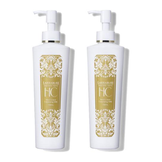 ララビュウ HCモイストクリアクレンジングミルク 2本 [A250307