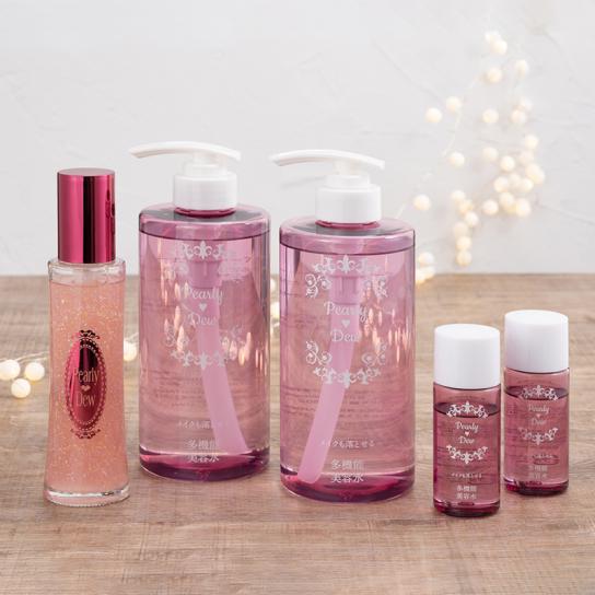 パーリーデュー　オールインワン　美容液　まとめ パーリーデュー 冬もつるピカふき取り美容水＆桃肌オールインワン美容