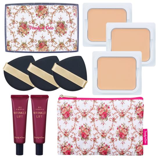 ✨新品未使用✨Pearly❣️Dew美白パウダークリーミーファンデーションセット パーリーデュー薬用リンクルリフト美白パウダークリーミー