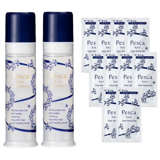 ペスカ クリア スタイリングジェル -EX 2本 [D260236] | テレビ通販