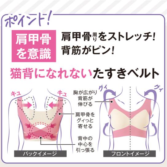 RAKUNA 整体ストレッチ感覚ブラ (同色同サイズ) 2枚 [H251604 RAKUNA 整体ストレッチ感覚ブラ (同色同サイズ) 2枚 [H251604