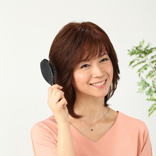 《今だけ値下げさせて頂きます》ワンステップ 人毛100% ウィッグ セミロング 人毛100％ファッションウィッグ セミロング 1個 ※1週間限定 | テレビ