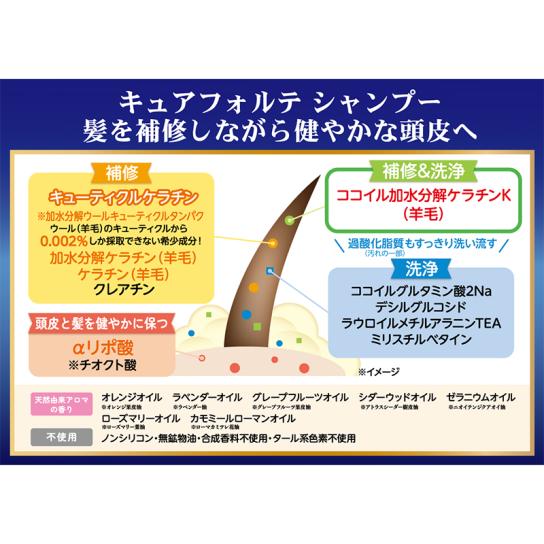 アウトレット】キュアフォルテ シャンプー＆トリートメント