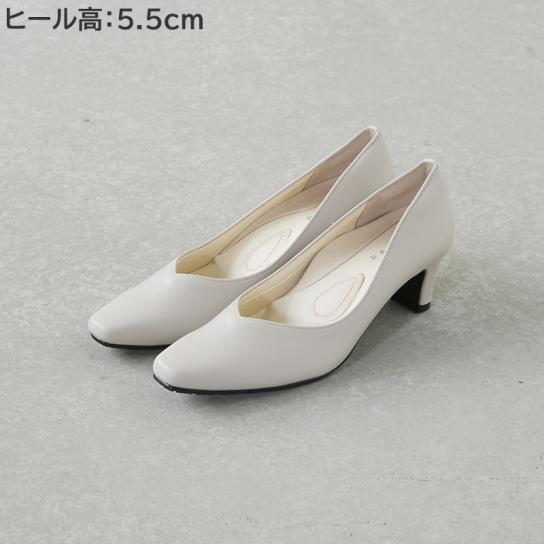 商品画像：未使用品 日本製 RAKUNA 整体パンプス 23.5㌢ - メルカリ 4