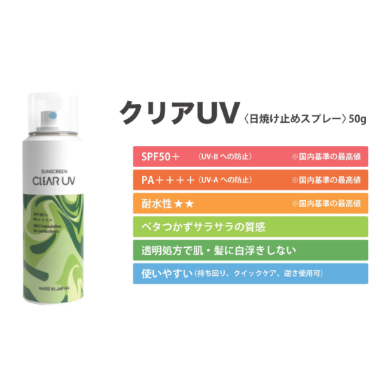 【売れ筋】 サンスクリーン クリアUV 2本 | テレビ通販サイトのカンテレSHOPPING 日焼け止め