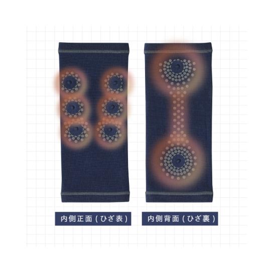 メディカル磁気ソックス膝用 hogu sleep by RAKUNA 1セット [A251502