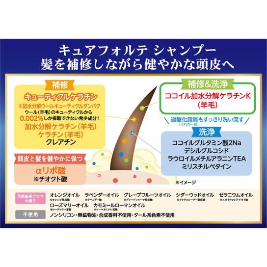 キュアフォルテ シャンプー＆トリートメント(リニューアル前