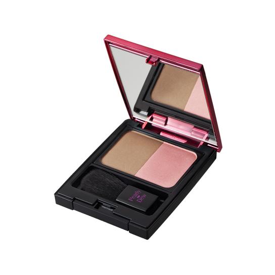 パーリーデュー 幸せほっぺ&艶めくハイライトトリートメント華やかパレット4 ブラシ付 パーリーデュー [ pearlydew ] オフィシャルサイト│山口眞未子