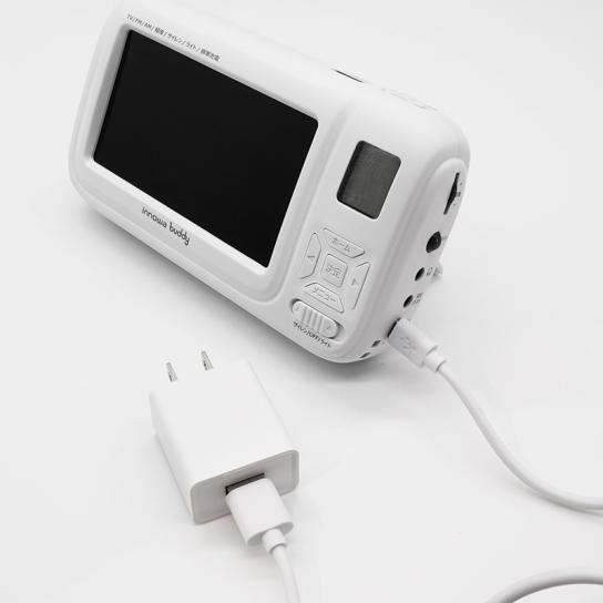 【美品】innowa buddy ポータブルラジオ・TV bd00-samune.jpg