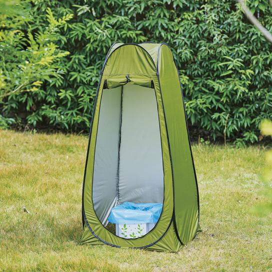 ⭐️新品未使用品⭐️トイレテントブルー 簡易トイレ テント 7点セット 防災トイレ ワンタッチテント