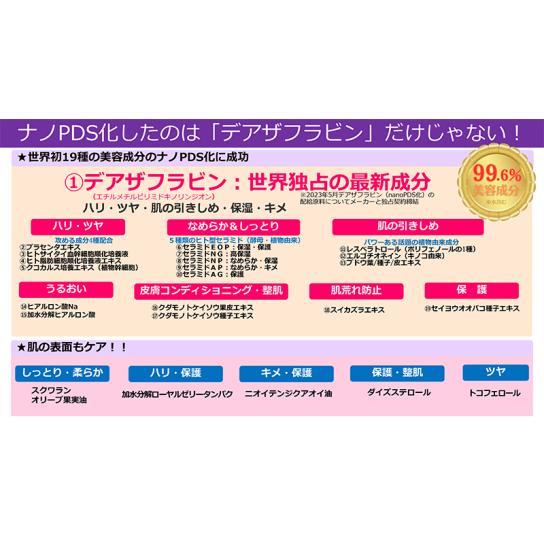 ディーザ　スチームバーム24 デアザフラビン　3本セット ディーザ1周年 注目の先端ハリツヤ成分 デアザフラビン配合