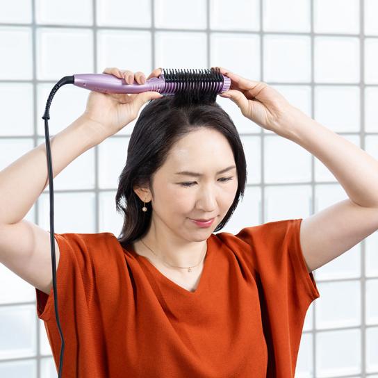 クレイツ ヘアブラシアイロン ケアリッチ＋ 1台 ※1週間限定