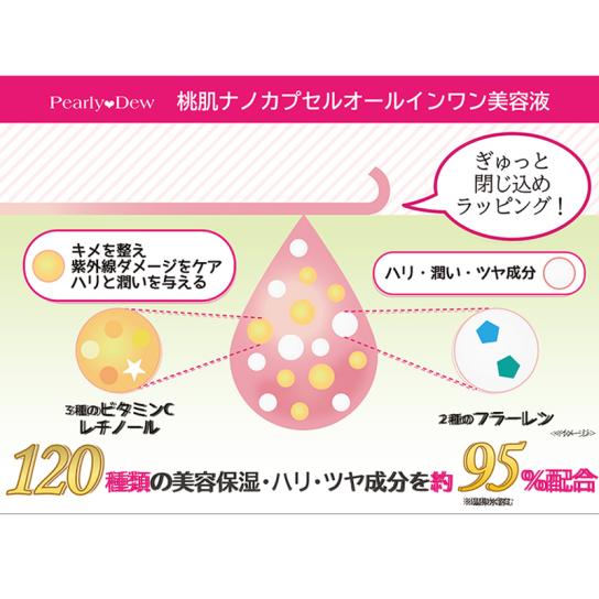 パーリーデュー 冬もつるピカふき取り美容水＆桃肌オールインワン美容