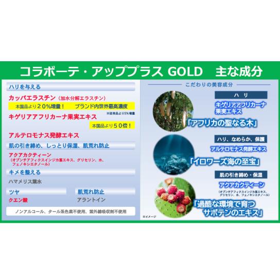 コラボーテ・アップ プラスGOLD 3本 ※1週間限定 | テレビ通販サイトの