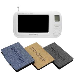 innowa buddy ポータブルラジオ・テレビ（ブラック）特別セット ※1週間